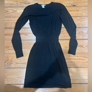 (922)+BLACK BODYCON DRESS+